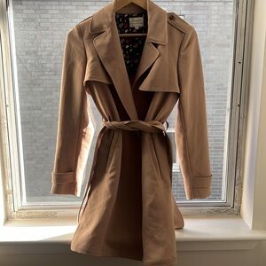 Sezane Beige Trench Coat